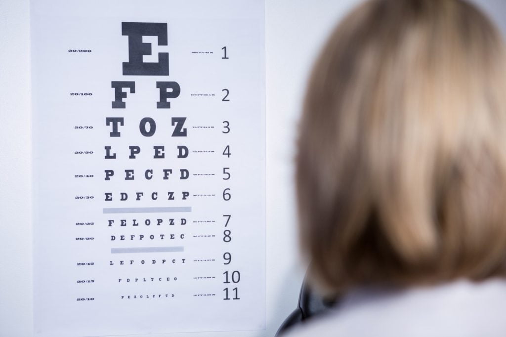 eyesight test